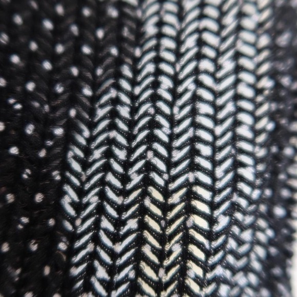 R. Marks Knit Mesh Top See Through Black White Patterned - Picture 5 of 5